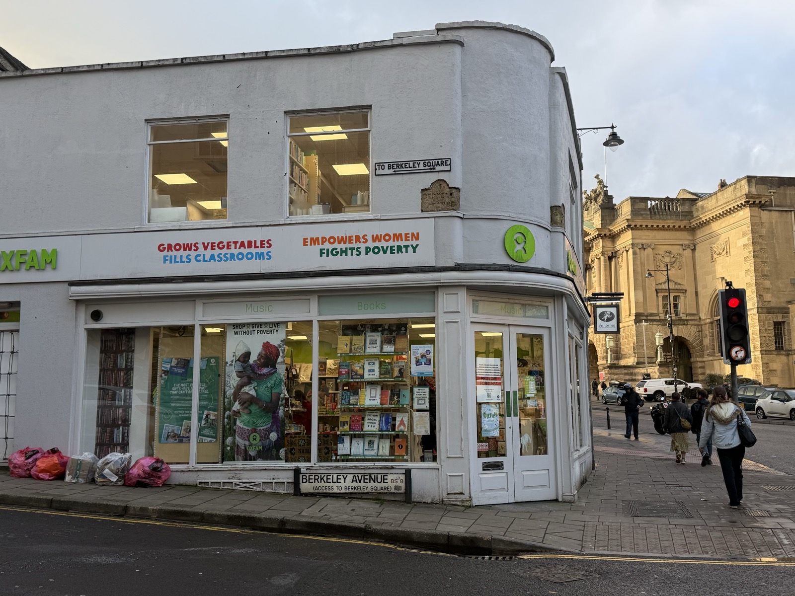 The Oxfam bookshop